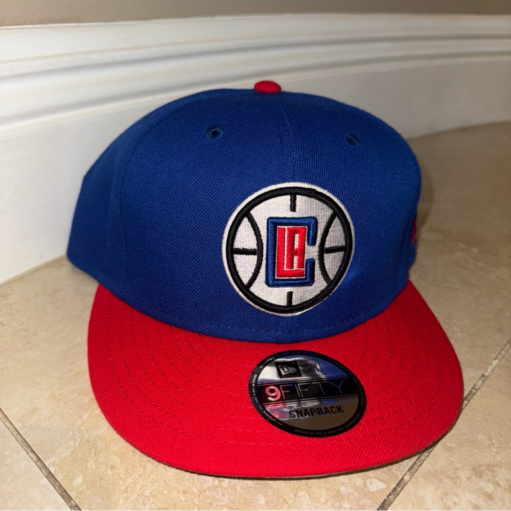 New Era 9FIFTY Los Angeles LA Clippers Hat Men Blue/Red NBA Snap Back Cap New